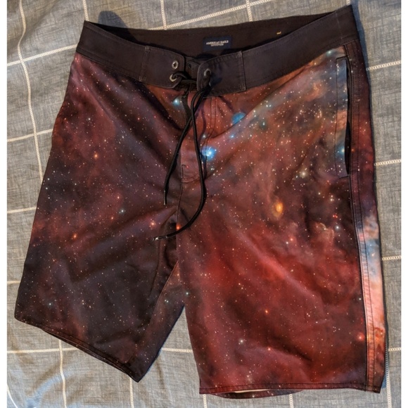 American Eagle Outfitters Other - American Eagle galaxy print hybrid board shorts